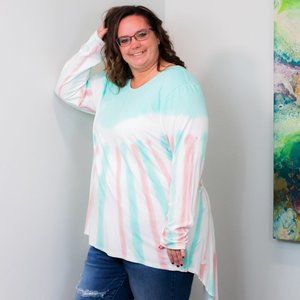 High Low Slit Back Top